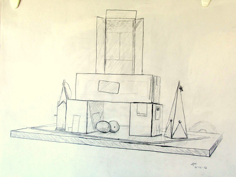 Contour Line and Perspective Still Life