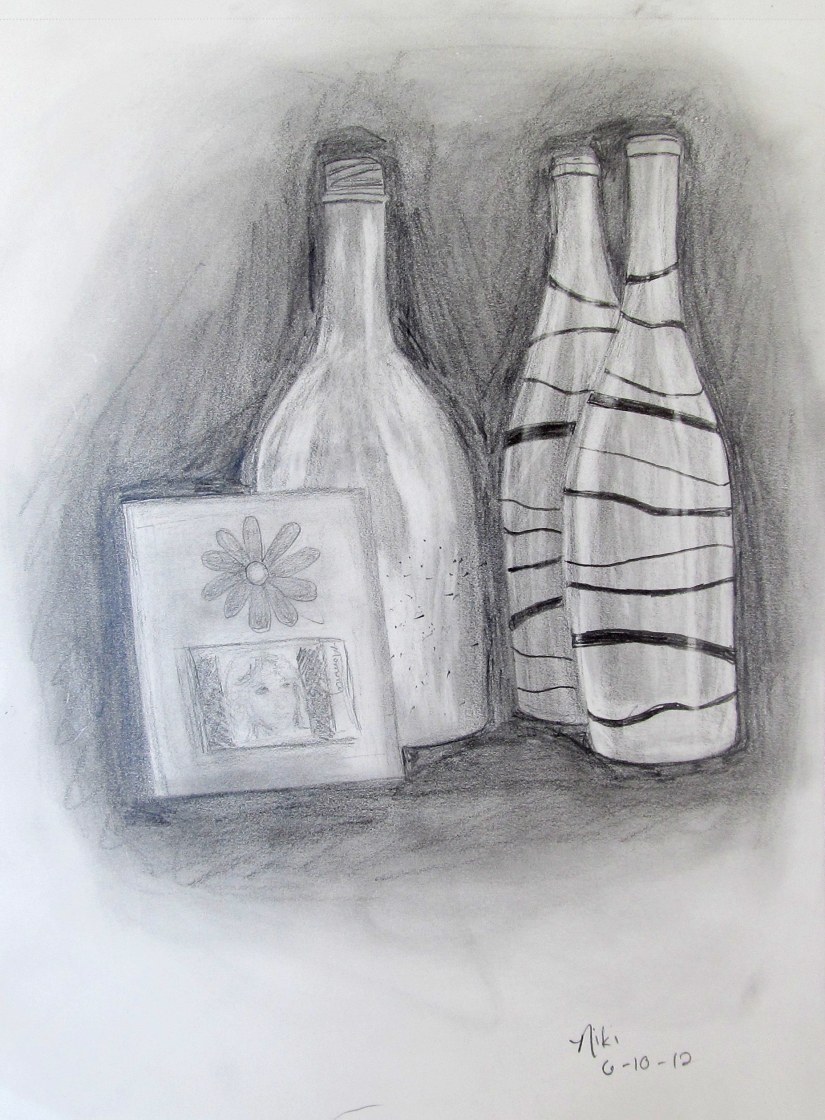 Frame and Bottles